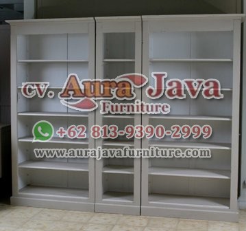 indonesia open bookcase classic furniture 011