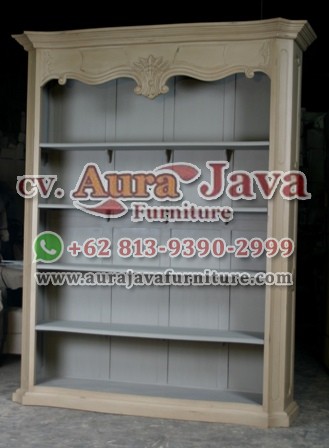 indonesia open bookcase classic furniture 012