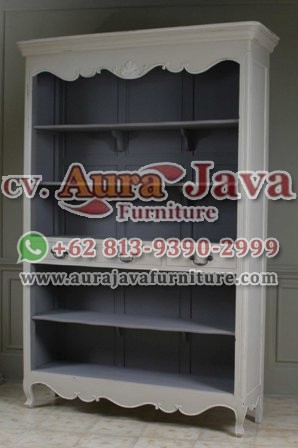 indonesia open bookcase classic furniture 016