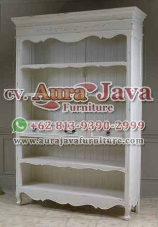 indonesia open bookcase classic furniture 017