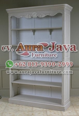 indonesia open bookcase classic furniture 018