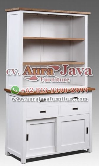 indonesia open bookcase classic furniture 033