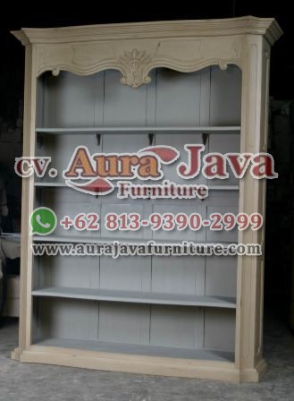 indonesia open bookcase classic furniture 044