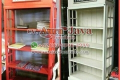 indonesia open bookcase classic furniture 002