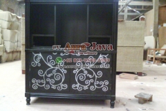 indonesia open bookcase classic furniture 023