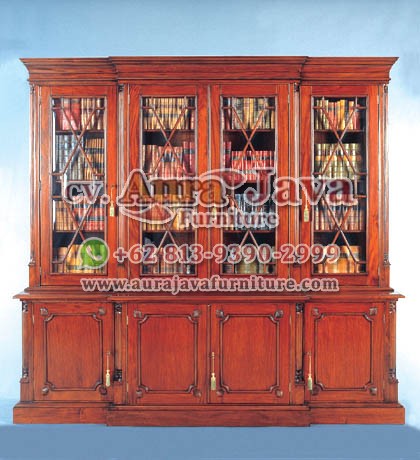 indonesia bookcase mahogany furniture 025