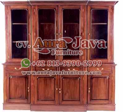 indonesia bookcase mahogany furniture 030