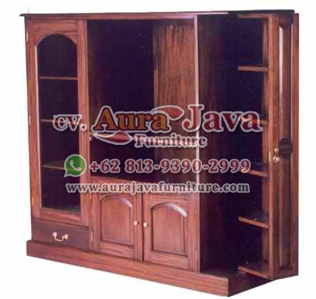indonesia bookcase mahogany furniture 055