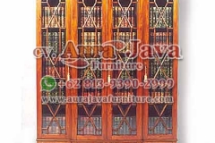 indonesia bookcase mahogany furniture 021