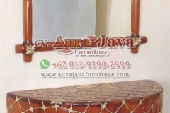 indonesia console mirror mahogany furniture 005