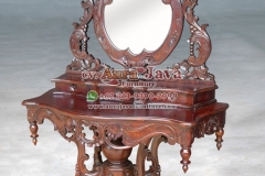 indonesia console mirror mahogany furniture 022