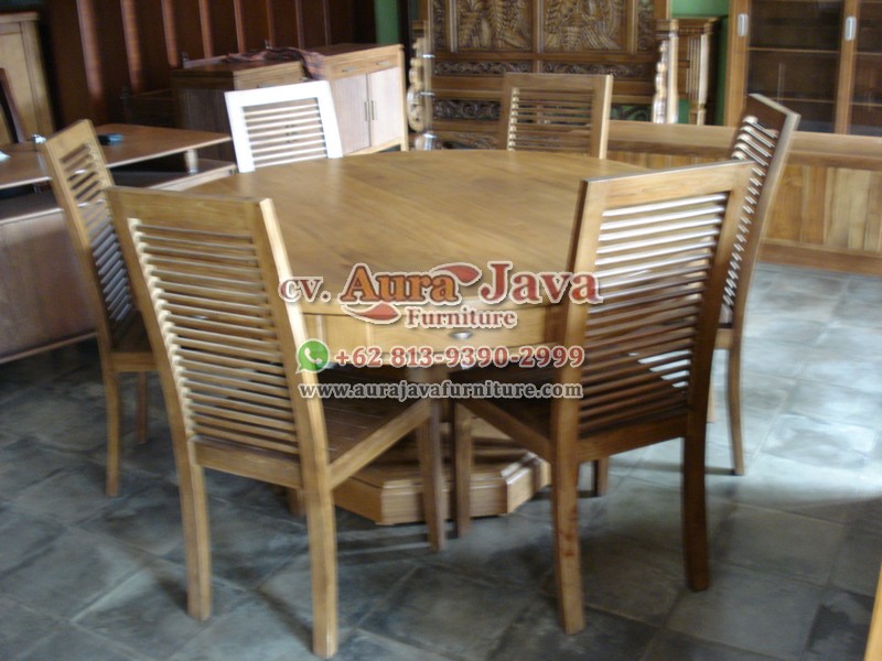 indonesia dining set mahogany furniture 048