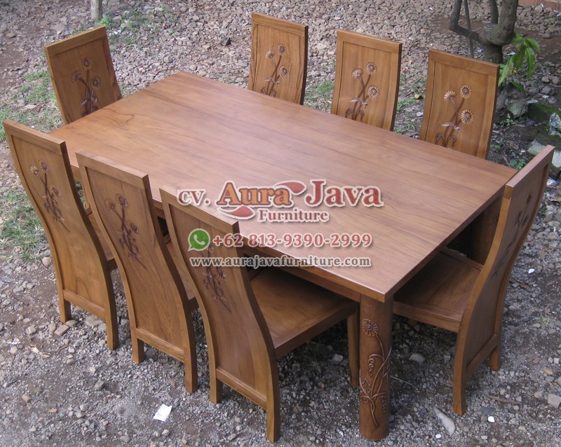 indonesia dining set mahogany furniture 059