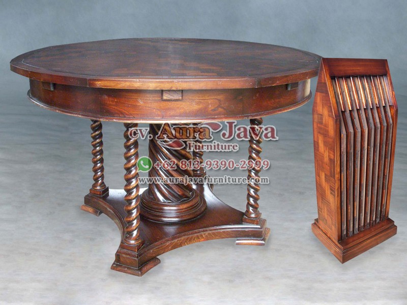 indonesia dining mahogany furniture 065