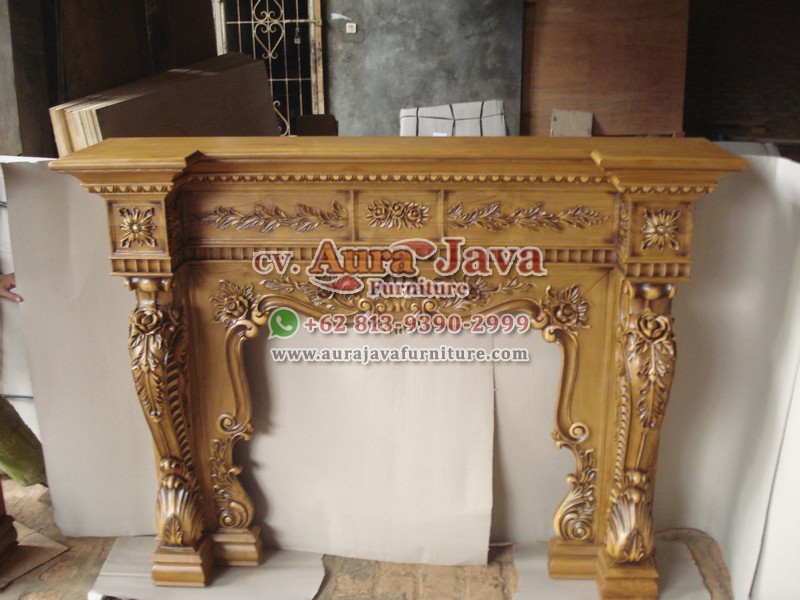 indonesia fire place mahogany furniture 001