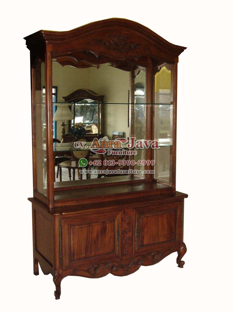 indonesia open bookcase mahogany furniture 035