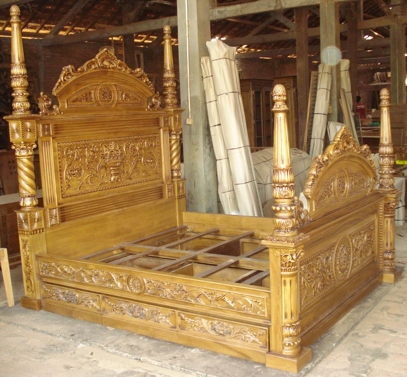indonesia bedroom teak furniture 026