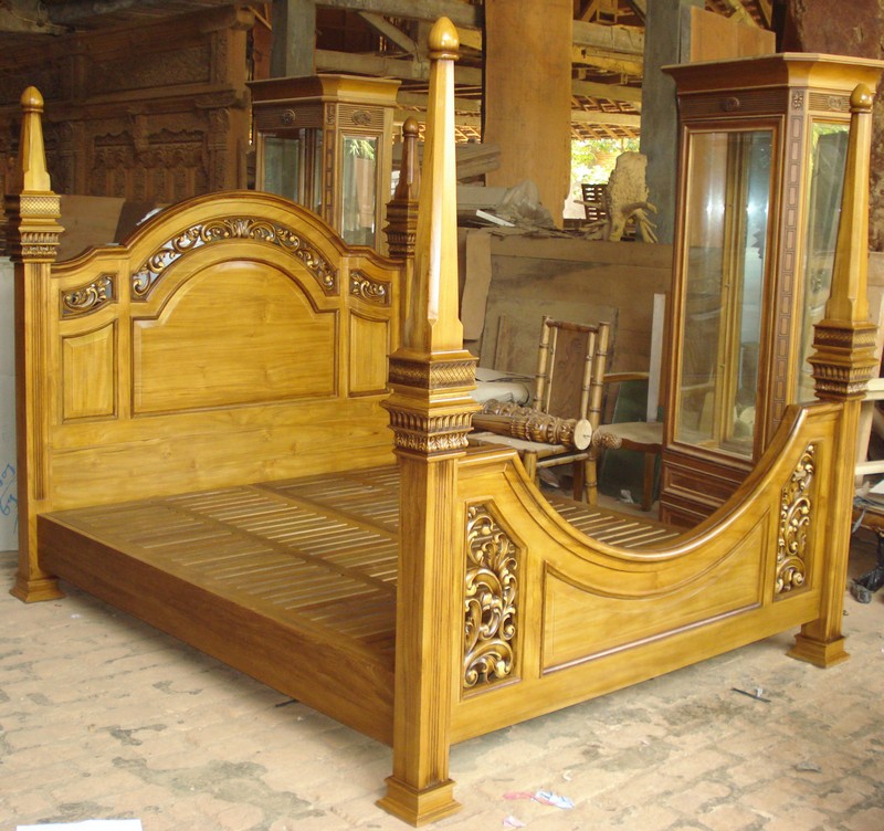 indonesia bedroom teak furniture 049