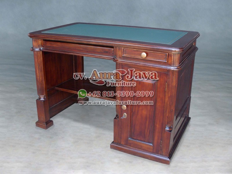 indonesia partner desk teak furniture 022