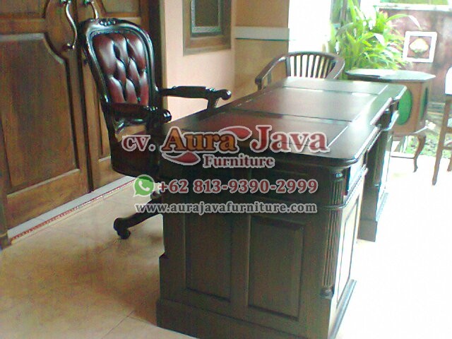 indonesia partner desk teak furniture 064