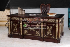 indonesia partner desk teak furniture 013