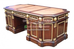 indonesia partner desk teak furniture 025