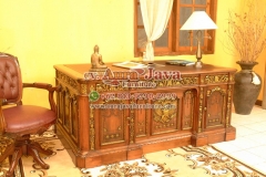 indonesia partner desk teak furniture 037