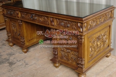 indonesia partner desk teak furniture 047
