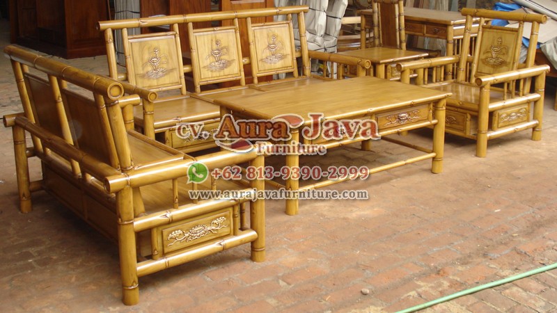 indonesia set sofa teak furniture 017