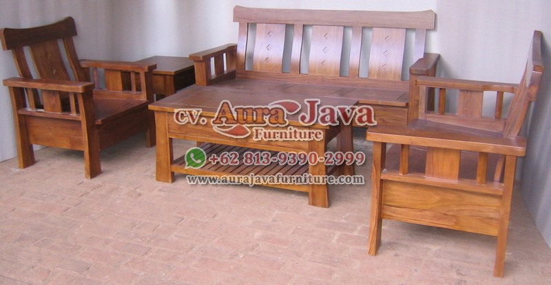 indonesia set sofa teak furniture 030