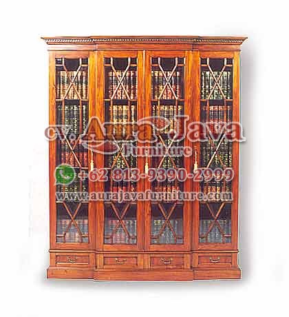 indonesia bookcase mahogany furniture 021