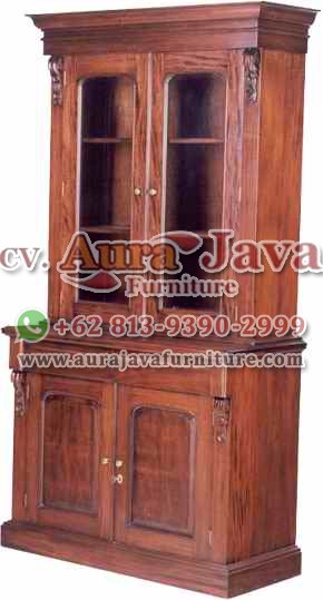 indonesia bookcase mahogany furniture 036