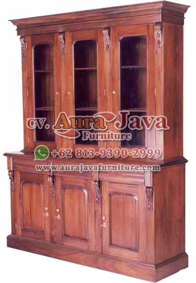 indonesia bookcase mahogany furniture 037