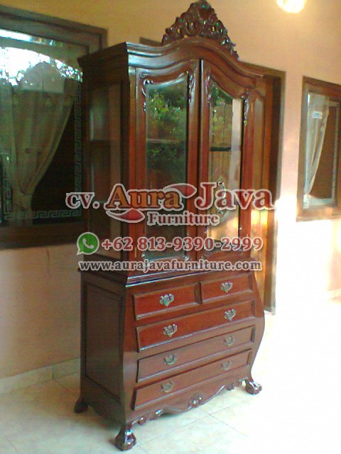 indonesia bookcase mahogany furniture 073