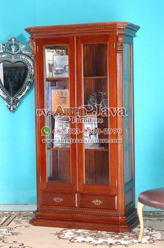 indonesia bookcase mahogany furniture 092