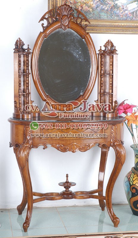 indonesia console mirror mahogany furniture 001