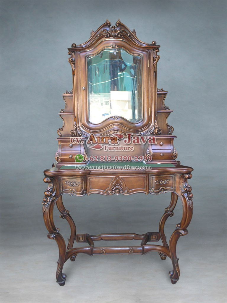 indonesia console mirror mahogany furniture 007