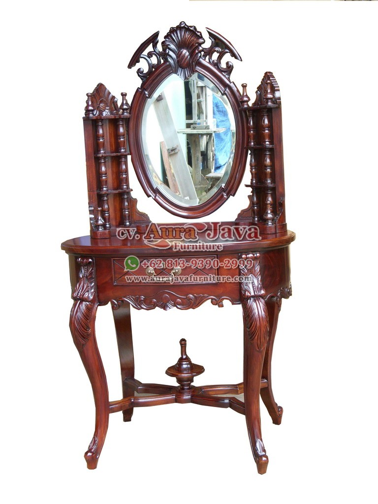 indonesia console mirror mahogany furniture 019