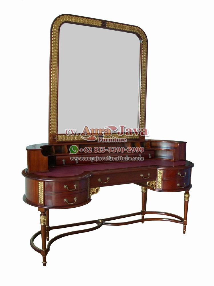 indonesia console mirror mahogany furniture 021