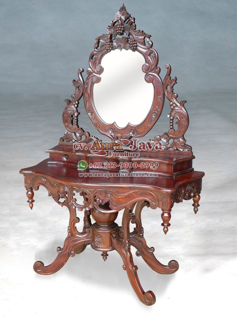 indonesia console mirror mahogany furniture 022