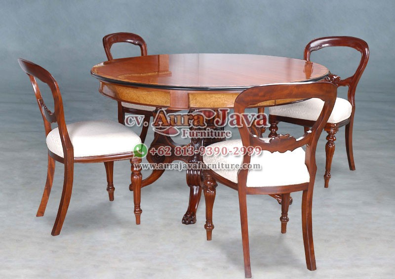 indonesia dining set mahogany furniture 005