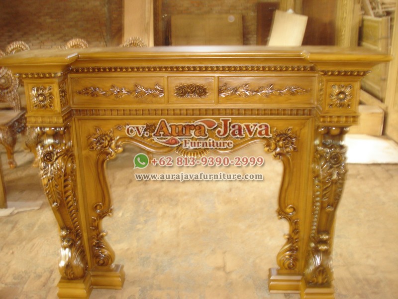 indonesia fire place mahogany furniture 002