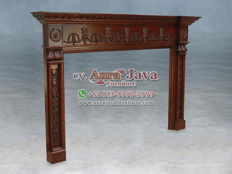indonesia fire place mahogany furniture 004