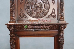 indonesia fire place mahogany furniture 007