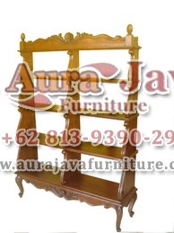 indonesia open bookcase mahogany furniture 0034