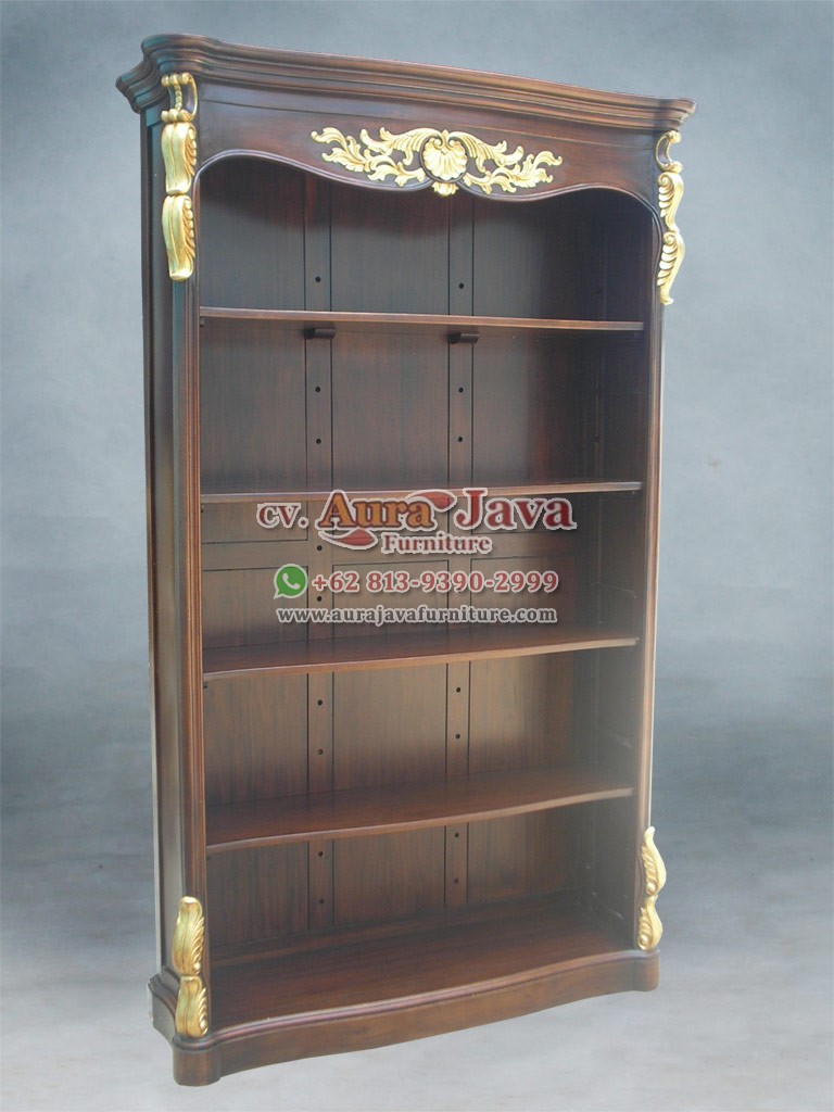 indonesia open bookcase mahogany furniture 039