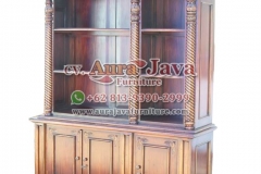 indonesia open bookcase mahogany furniture 007