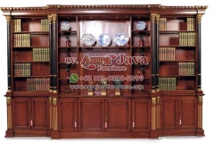 indonesia open bookcase mahogany furniture 014