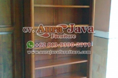 indonesia open bookcase mahogany furniture 016