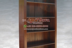 indonesia open bookcase mahogany furniture 017